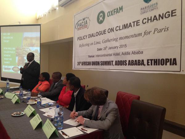 Civil Society Leaders at the Policy Dialogue on Climate Change at the 24th AU Summit in Addis Ababa
