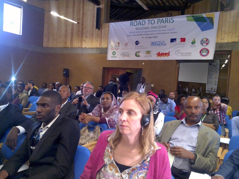 A cross-section of participants at the Road to Paris event in Addis Ababa (ClimateReporters PHOTO: Aaron Kaah)
