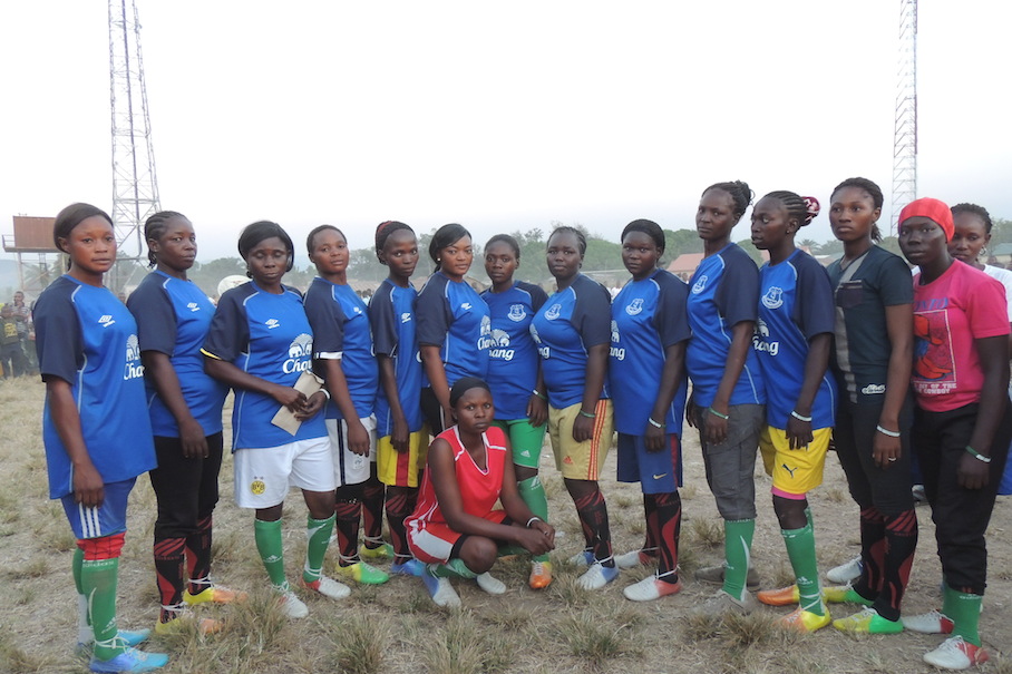 one of the football teams (PHOTO: ClimateReporters/Lawan Sani Kona