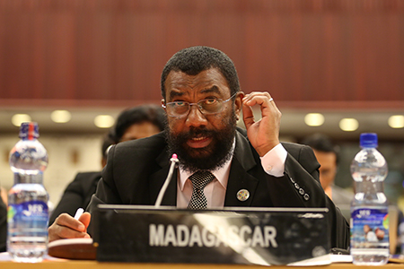 Herilanto Raveloharison, Minister of Economy  and Planning, Madagascar