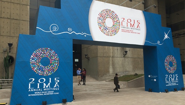 2015 Annual meeting of World Bank/IMF in Peru