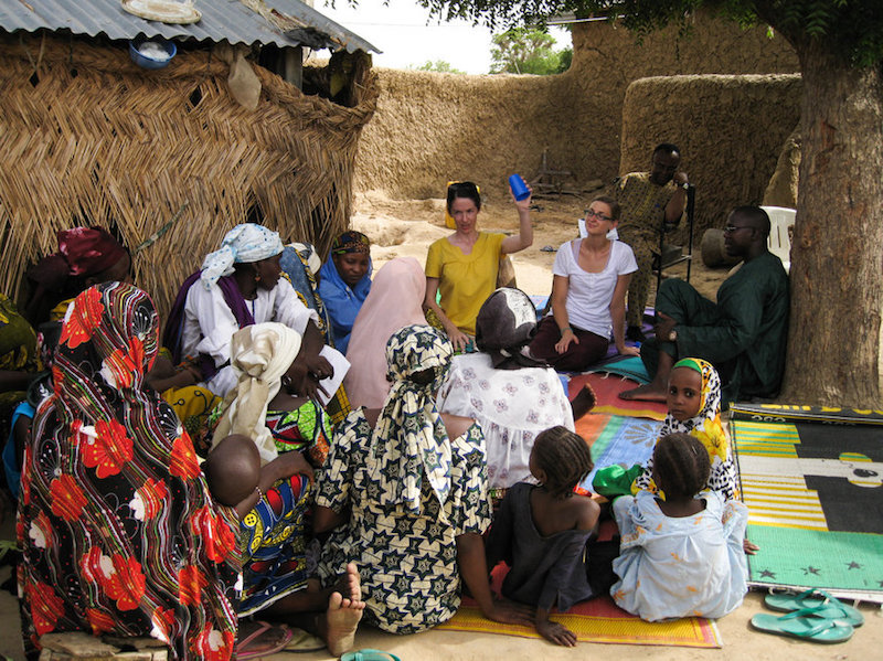 Rural women in Nigeria getting support (PHOTO: npr.org)