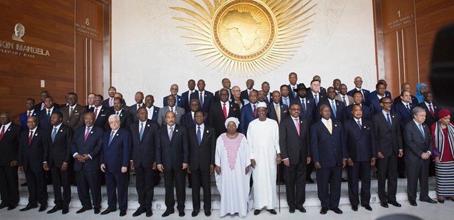 African Leaders at the 28th Ordinary Session of the Assembly of the AU 