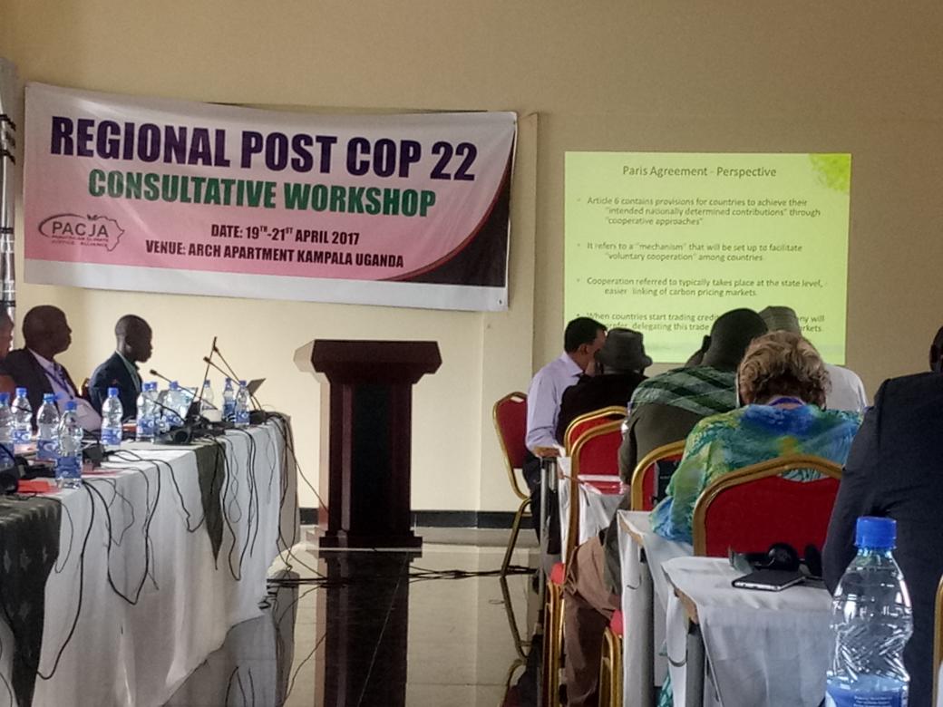 Post-COP22 Regional Consultative Workshop in Uganda (PHOTO: ClimateReporters/Atayi Babs)