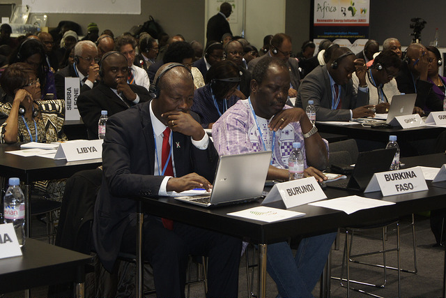 African Environment Ministers at COP21 (PHOTO: ClimateReporters/Atayi Babs)