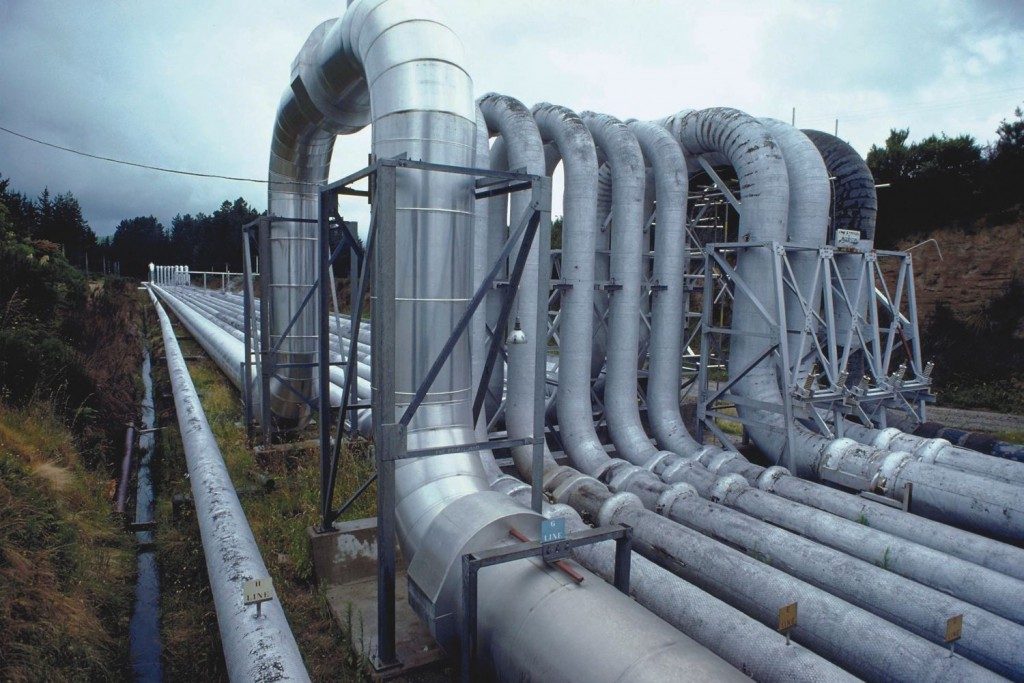 A gas pipeline in Nigeria