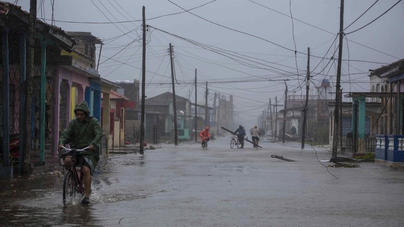 L'ouragan a inondé l'île de Cuba. Copyright 2017 The Associated Press