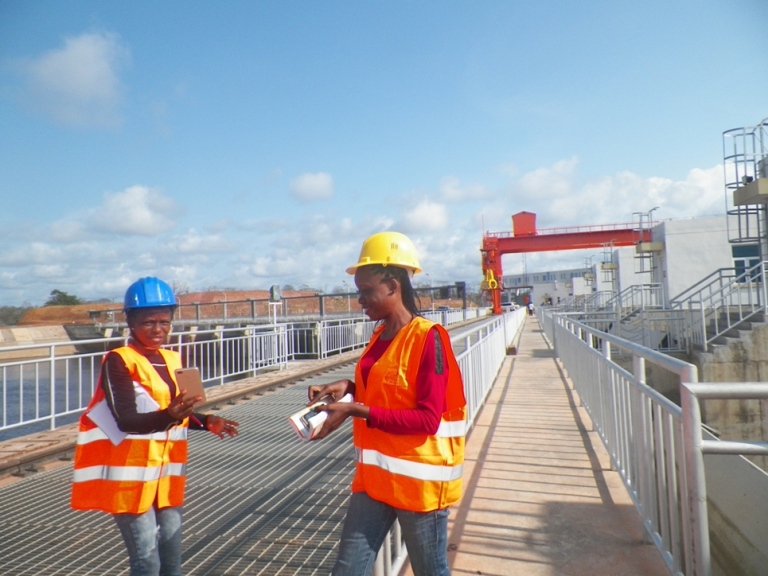 Completed work at Memve'ele dam in Cameroon (PHOTO: Elias Ntungwe)