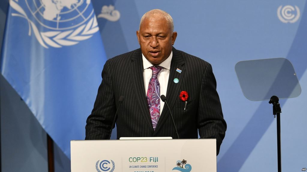 Frank Bainimarama, Fiji's Prime Minister  and COP 23 President 