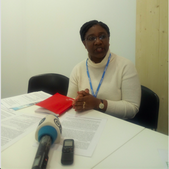 Mme Estherine Fotabong Directrice du Programme NEPAD (PHOTO: ClimateReporters)