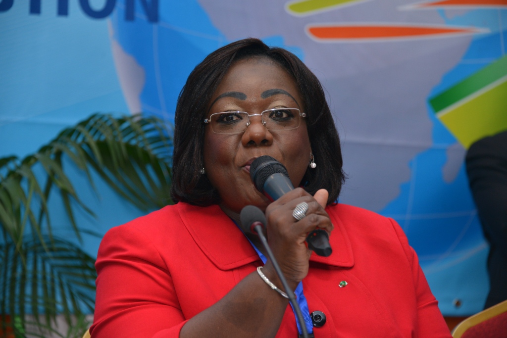 Anne-Desirée Ouloto, MInister for Public Health, Environment and Sustainable Development, Republic of Cote d'Ivoire (PHOTO: ClimateReporters/atayibabs)