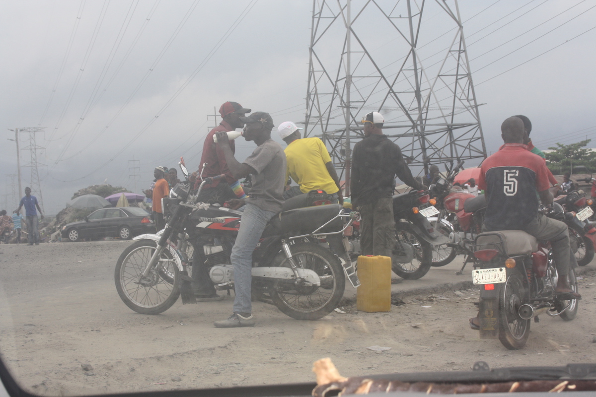 Motorcycle transport in Nigeria (PHOTO: ClimateReporter/atayibabs)