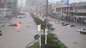 flooded city of Limbe (PHOTO: ClimateReporters/Elias Ntungwe)