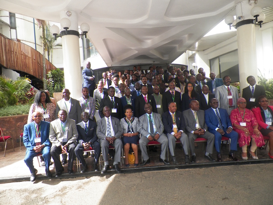 photo showing forest experts from over 25 African countries at the AFF workshop- Nairobi- Kenya